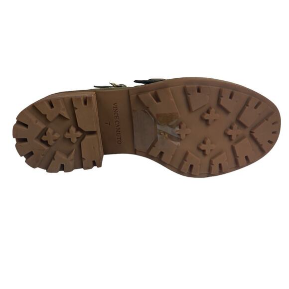 Vince Camuto Klerica   Leather Suede  Moto Hiker Shearling Boot Size 7M NEW - Picture 6 of 8